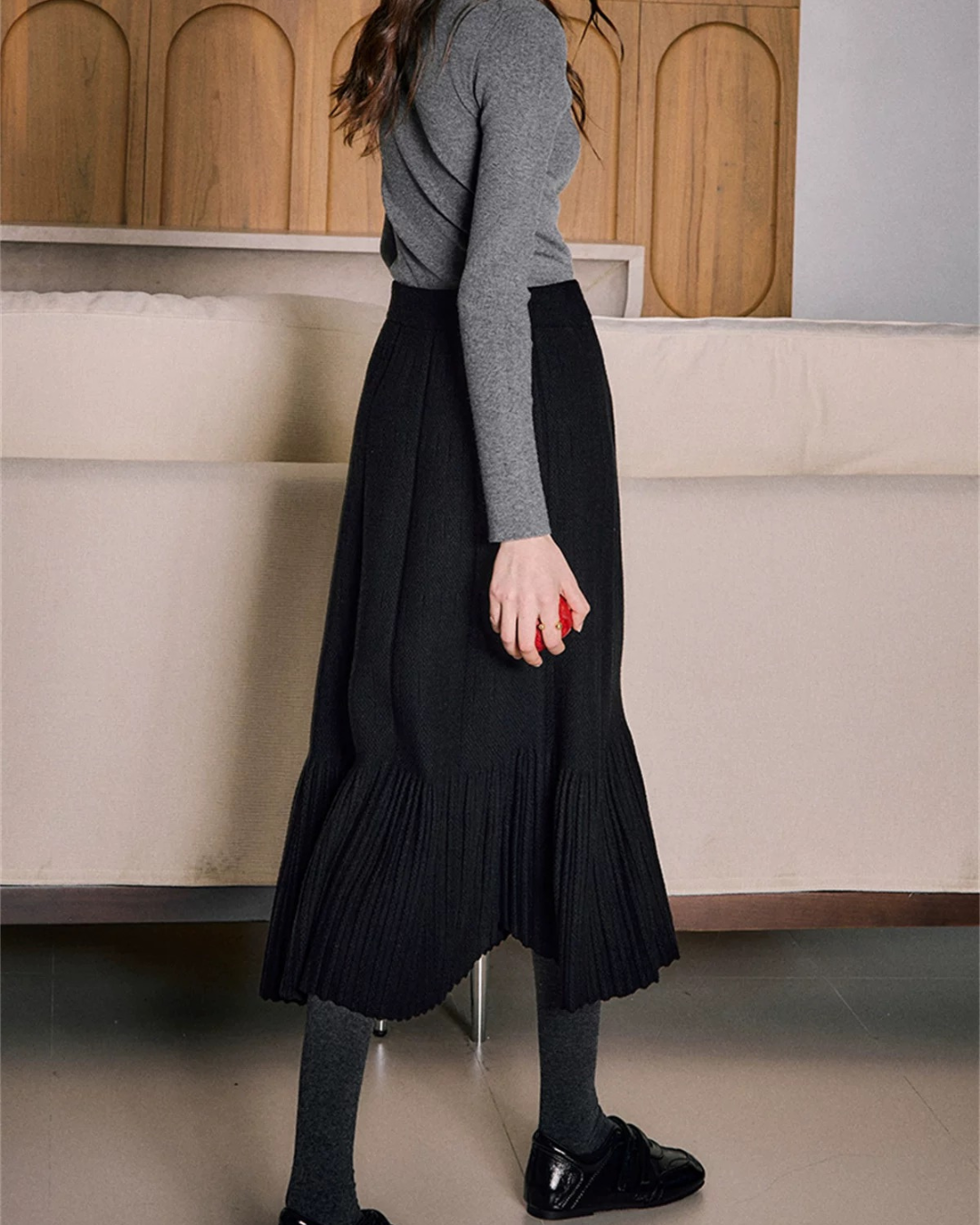 ニットウールスカート(スカート・全1色)