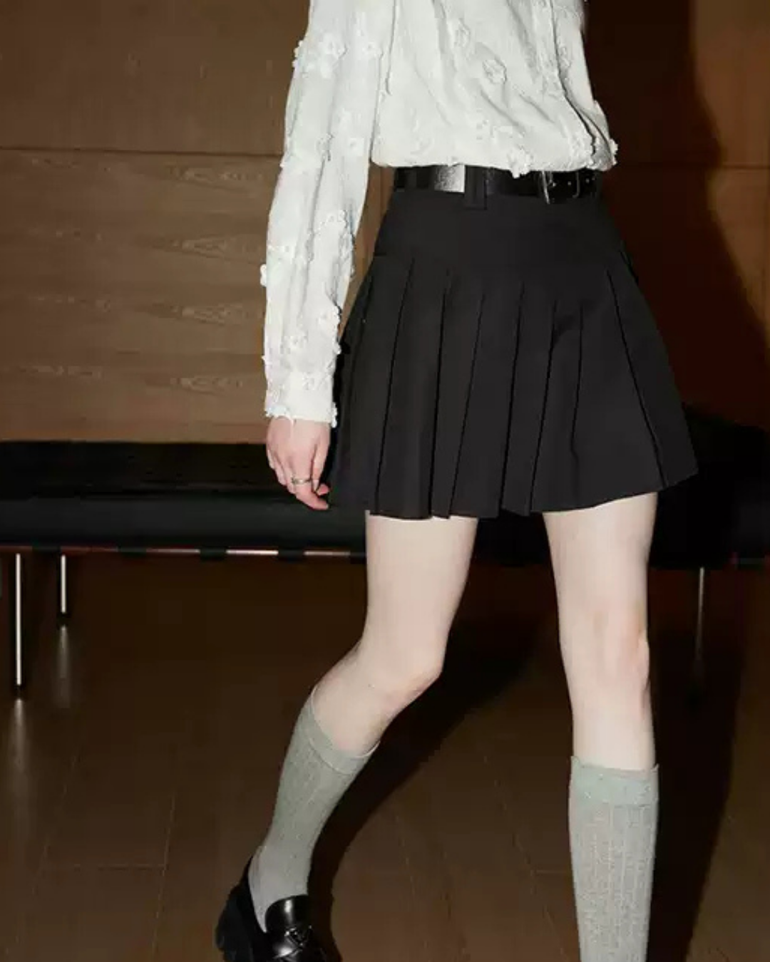 ハイウェストプリーツスカート(スカート・全1色)