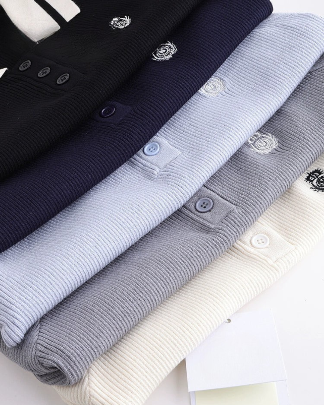 ラペルニットセーター(トップス・全2色)