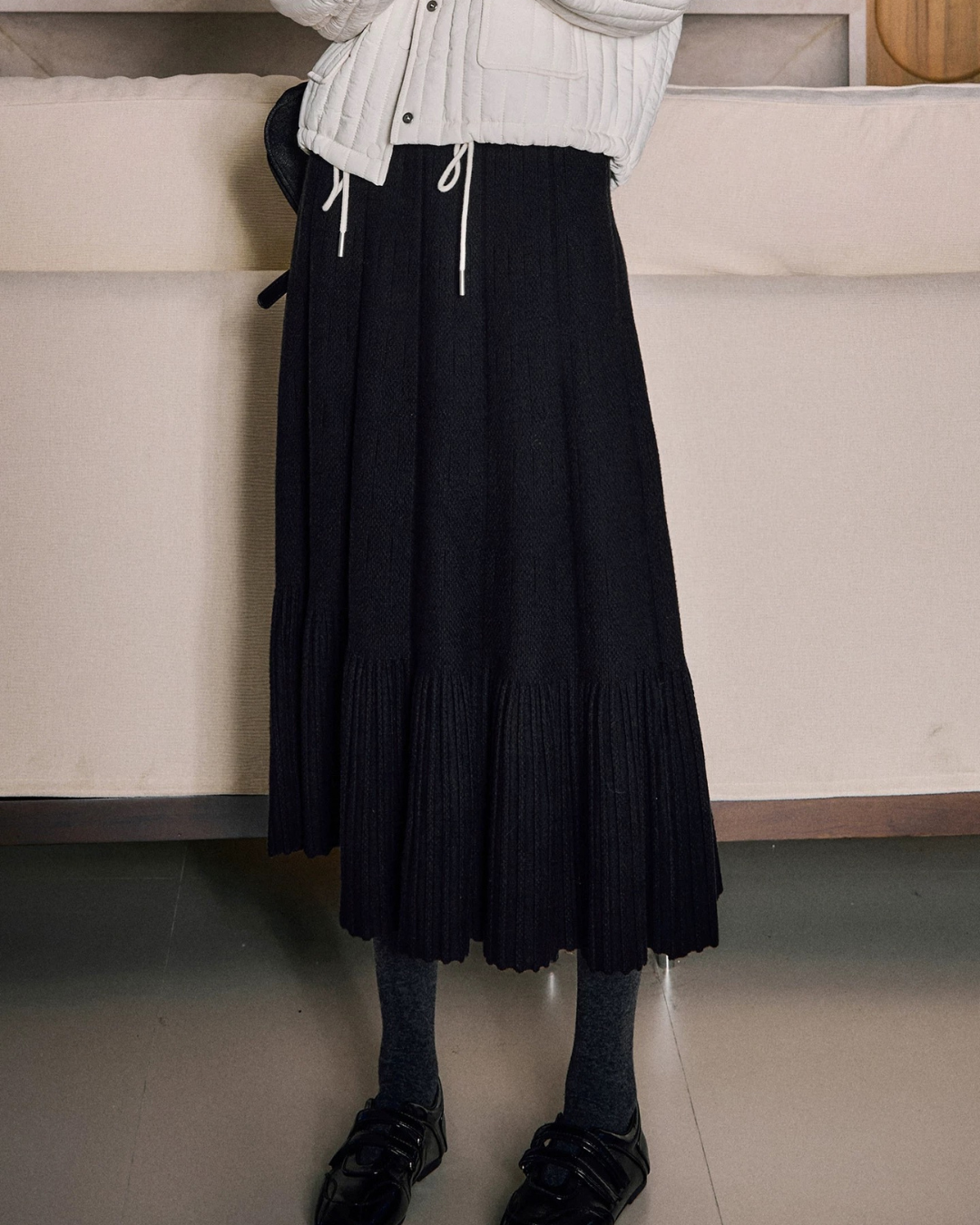 ニットウールスカート(スカート・全1色)