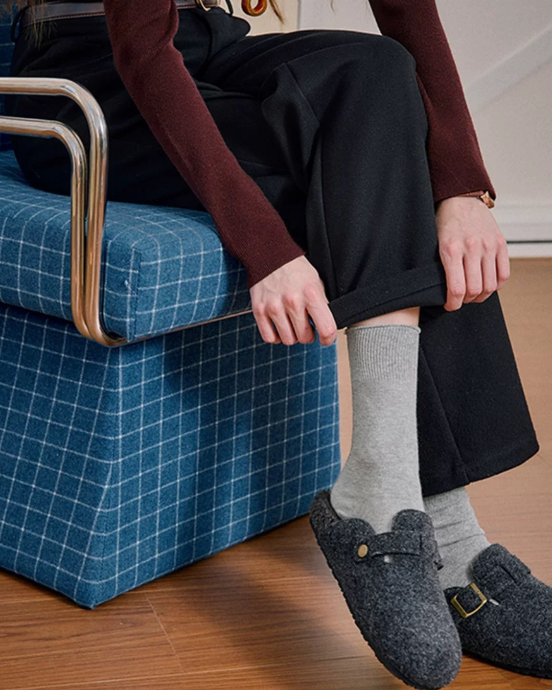 ハイウエストルーズスラックス(パンツ・全1色)