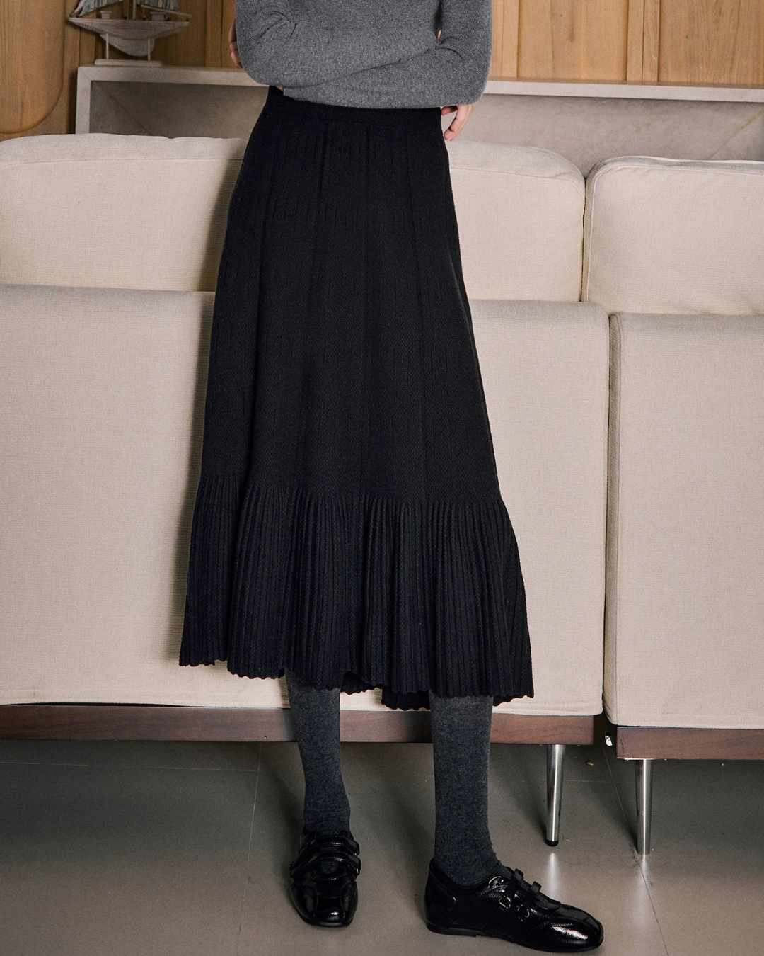 ニットウールスカート(スカート・全1色)