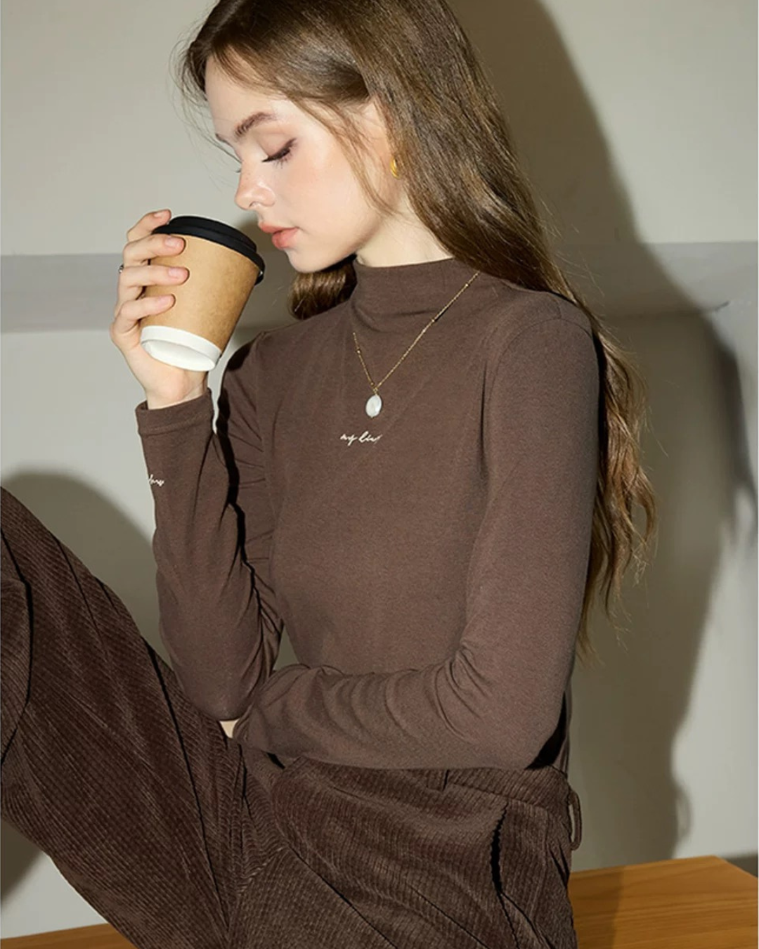 ロングスリーブタートル(トップス・全3色)