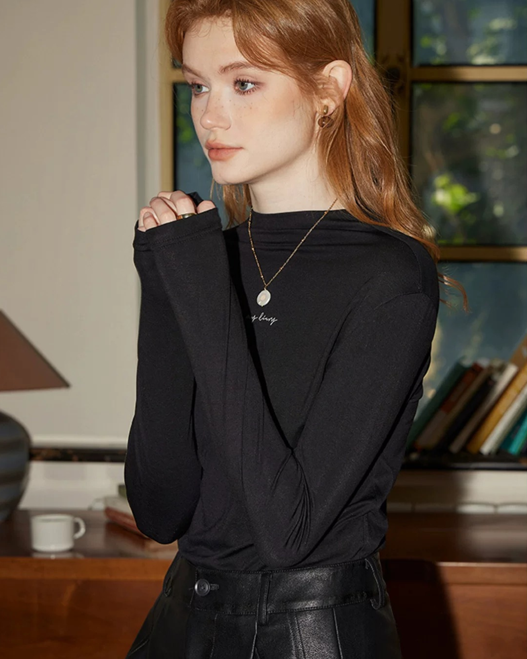 ロングスリーブタートル(トップス・全3色)