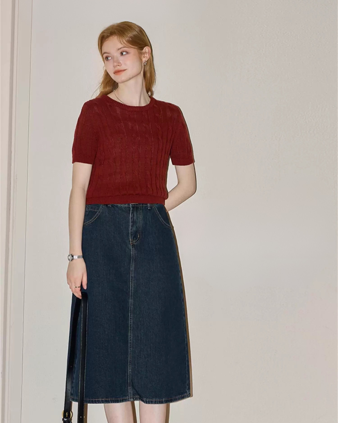 ショートスリーブニット(トップス・全2色)