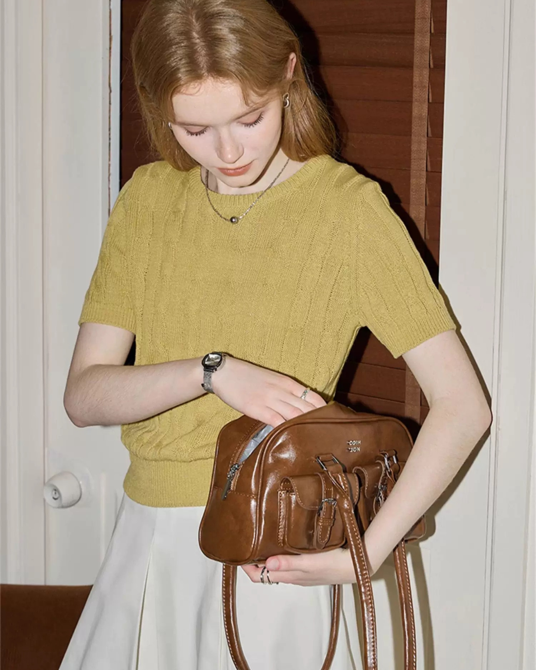 ショートスリーブニット(トップス・全2色)