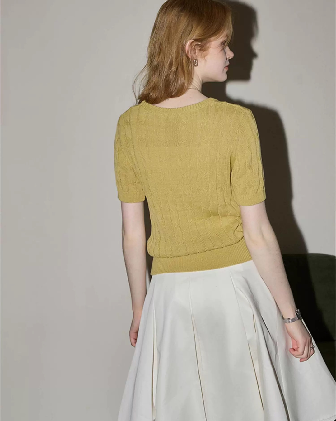 ショートスリーブニット(トップス・全2色)