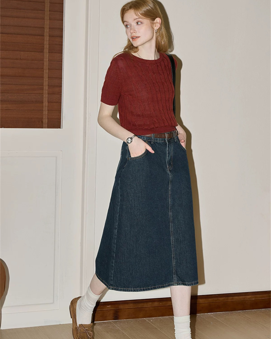 ショートスリーブニット(トップス・全2色)