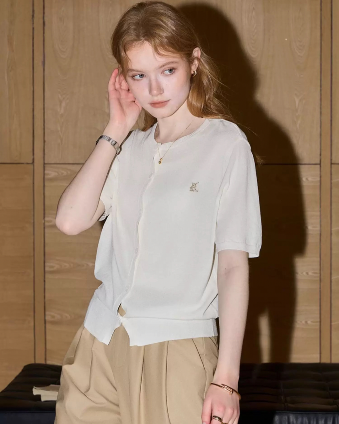 ショートスリーブニット(トップス・全3色)