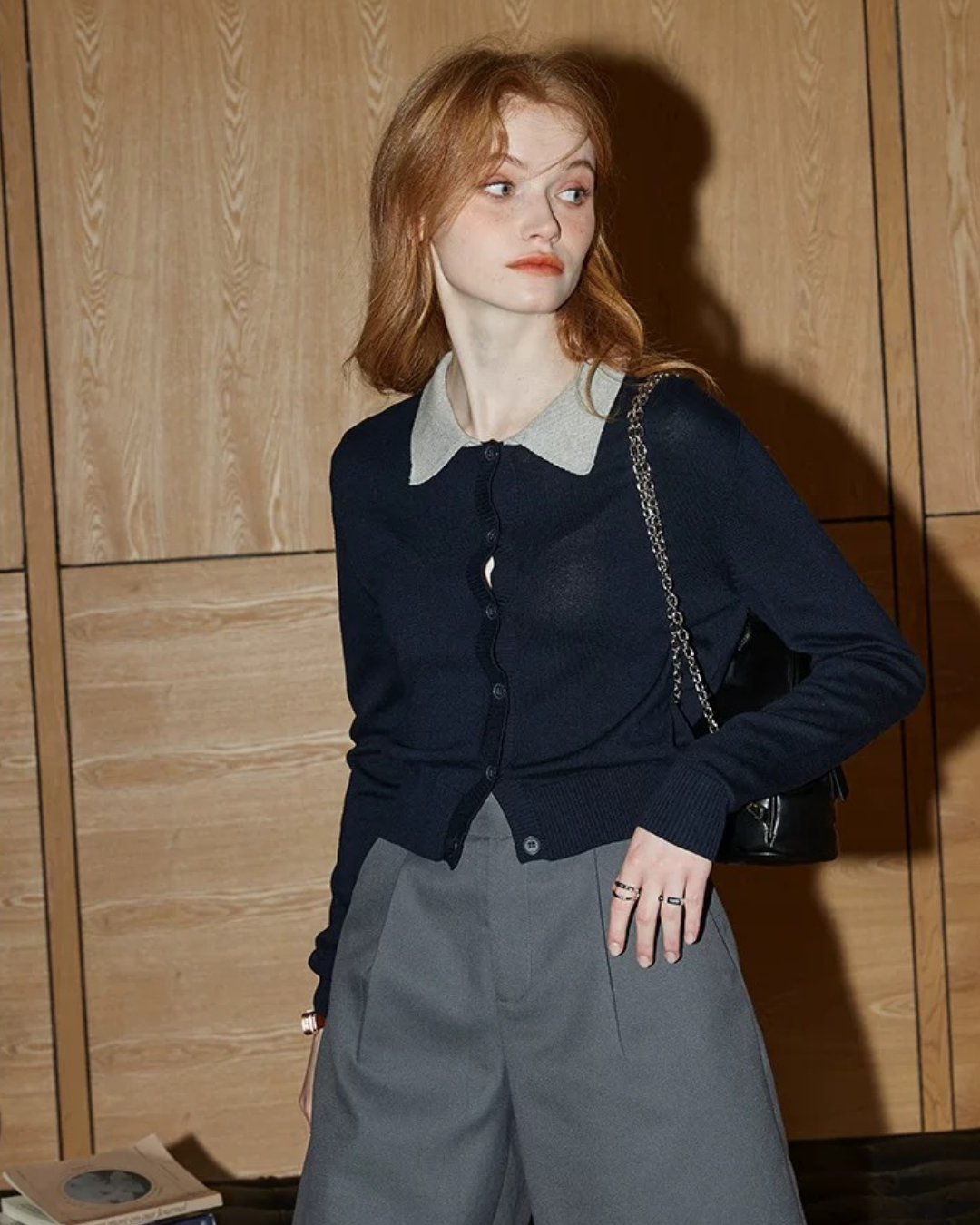 クラシックラペルニット(トップス・全1色)