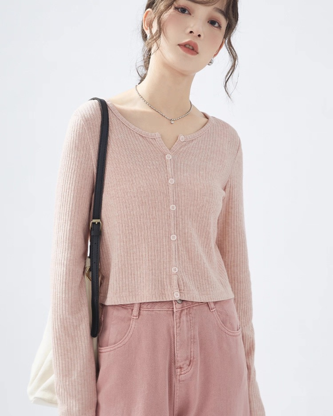 ショートニットセーター(トップス・全3色)