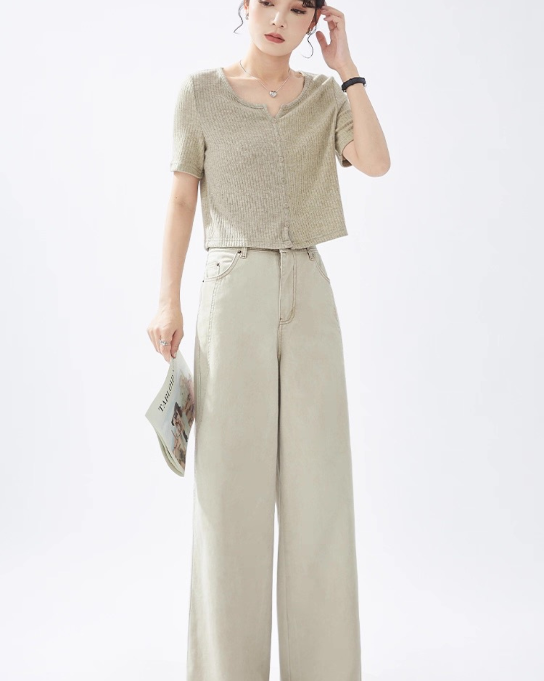 ショートニットセーター(トップス・全3色)