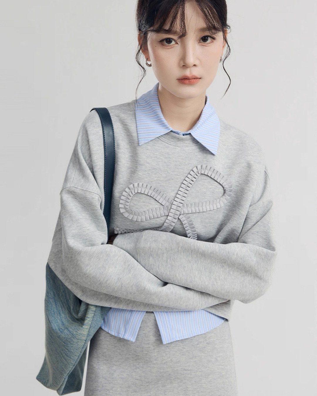 ショートスウェットシャツ(トップス・全2色)