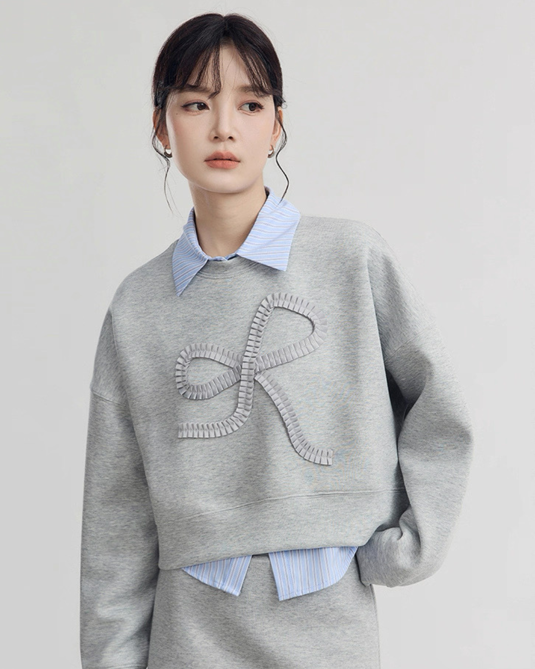 ショートスウェットシャツ(トップス・全2色)