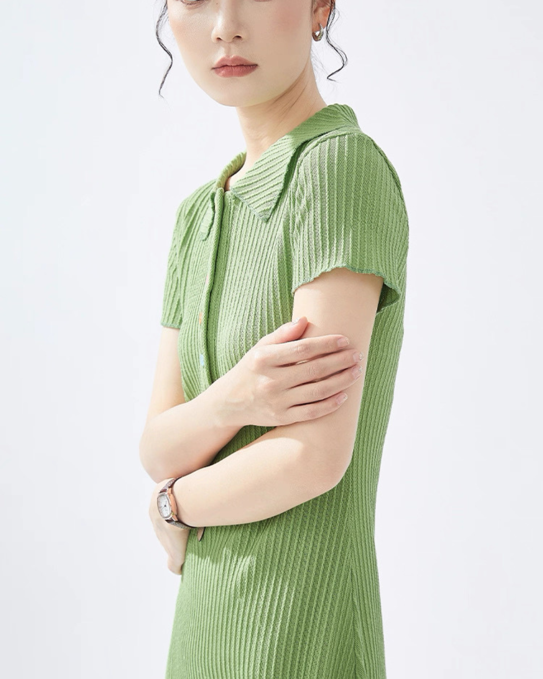 ポロニットワンピース(トップス・全1色)