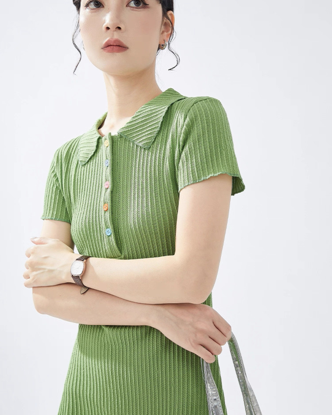 ポロニットワンピース(トップス・全1色)