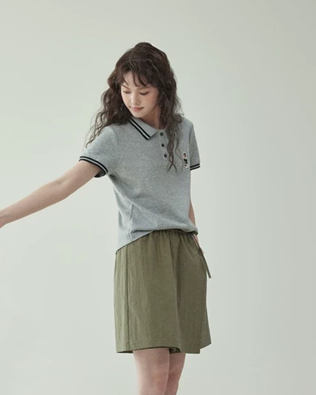 ウエストAラインキュロット(スカート・全1色)