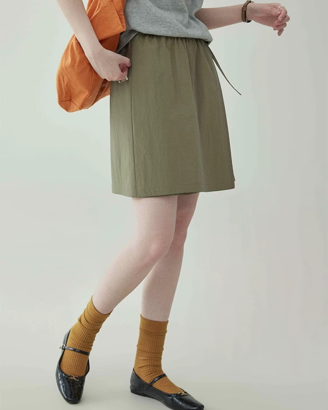 ウエストAラインキュロット(スカート・全1色)