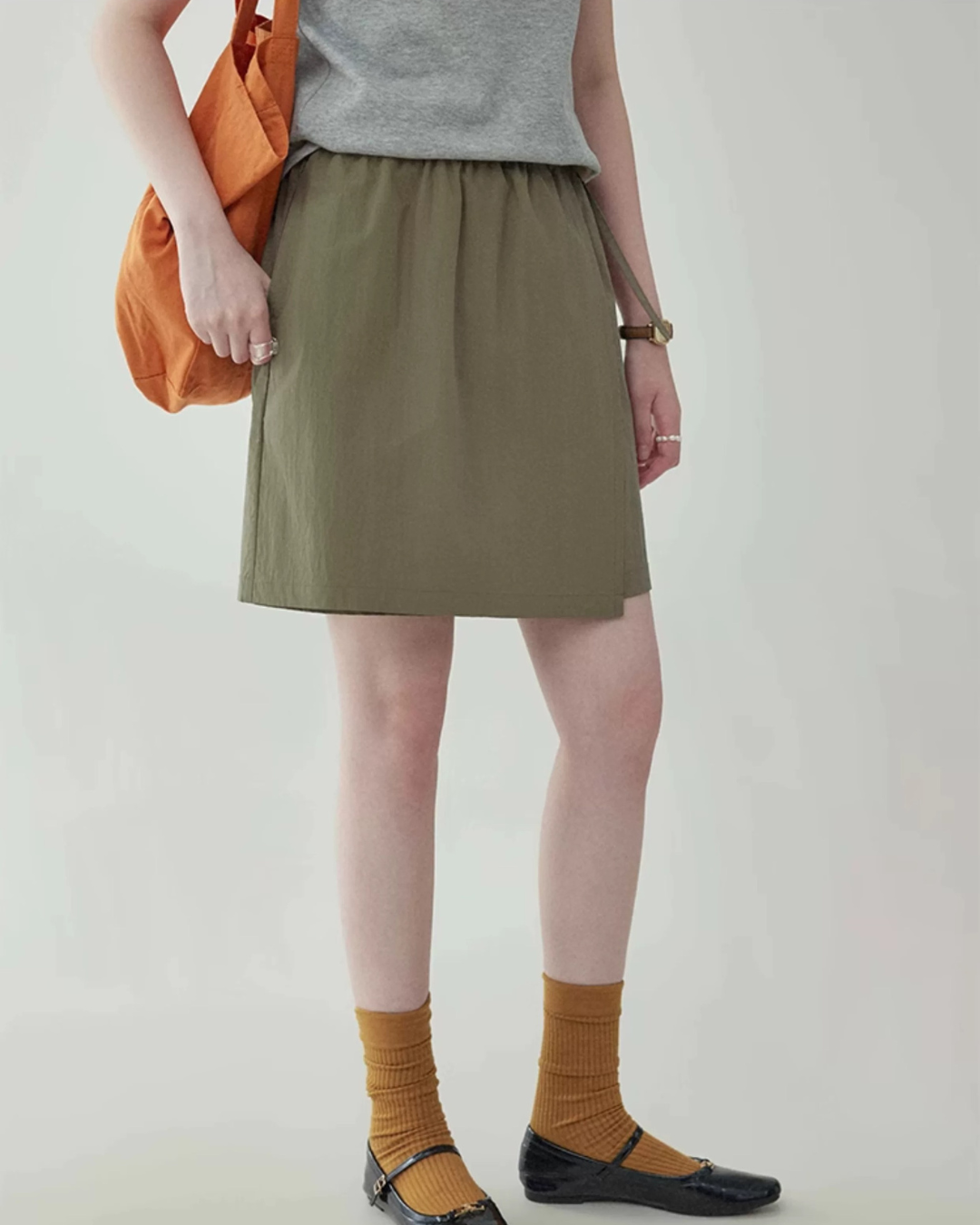 ウエストAラインキュロット(スカート・全1色)