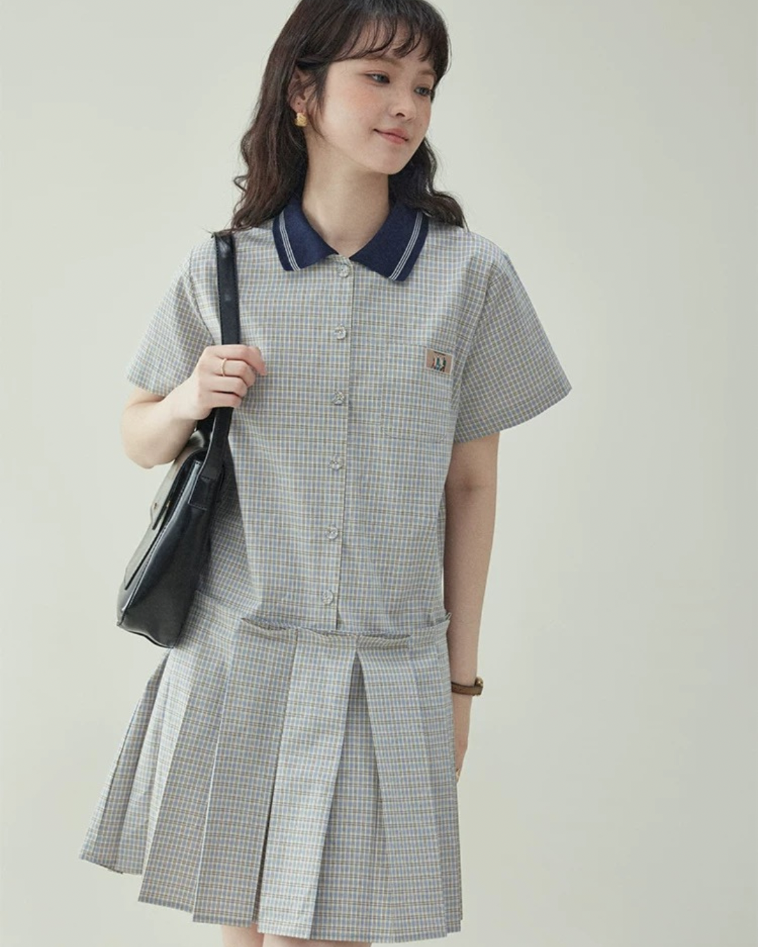 コットンプリーツワンピース(ワンピース・全1色)