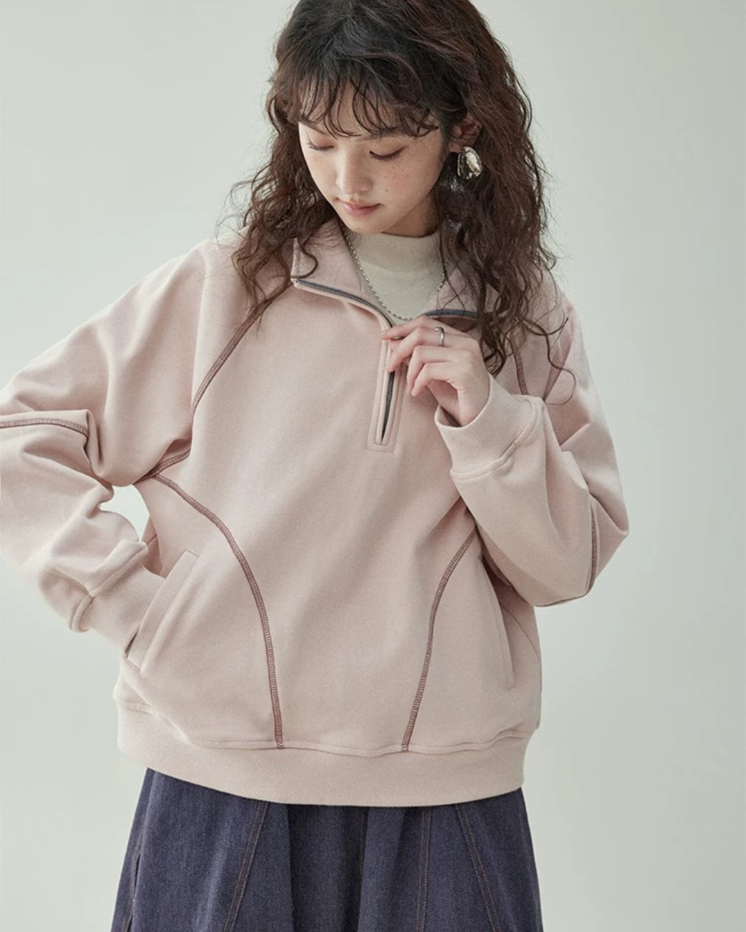 フリーススウェット(トップス・全2色)