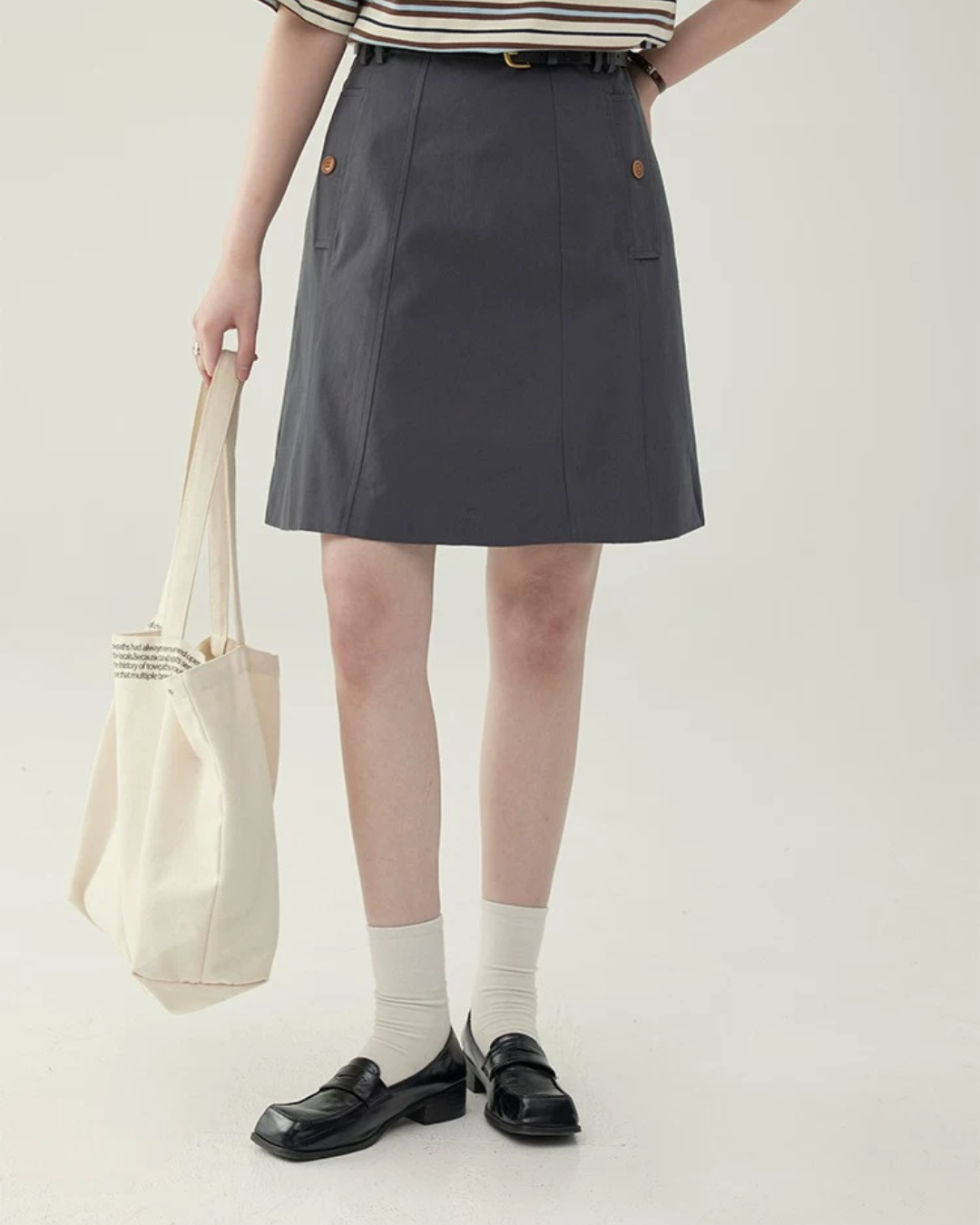 ハイウエストカーゴスカート(スカート・全2色)