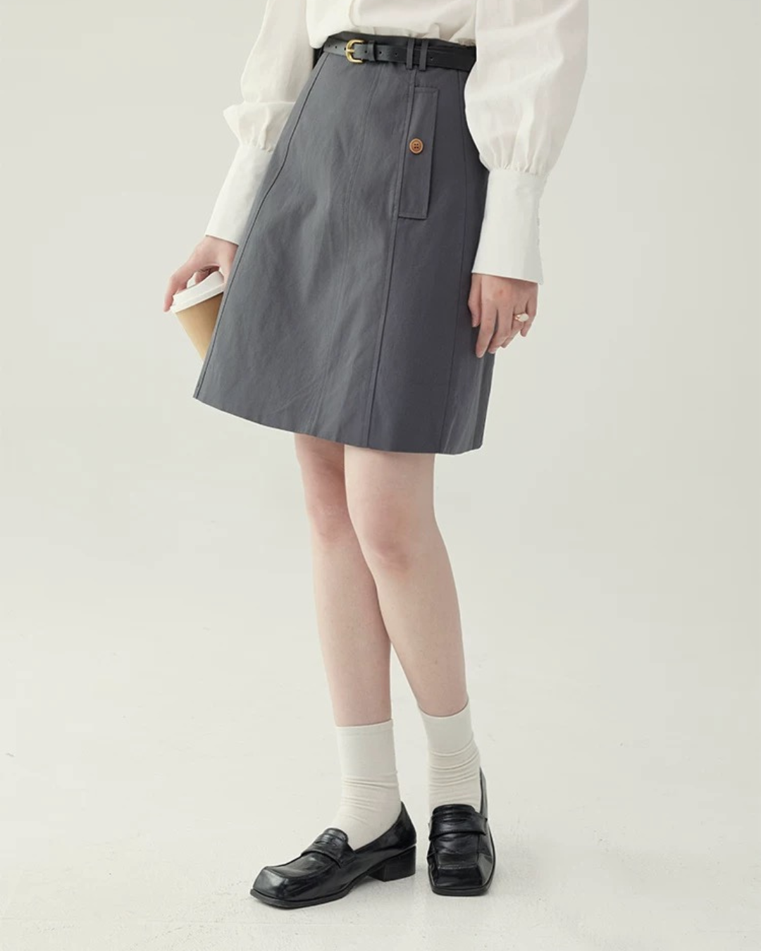 ハイウエストカーゴスカート(スカート・全2色)