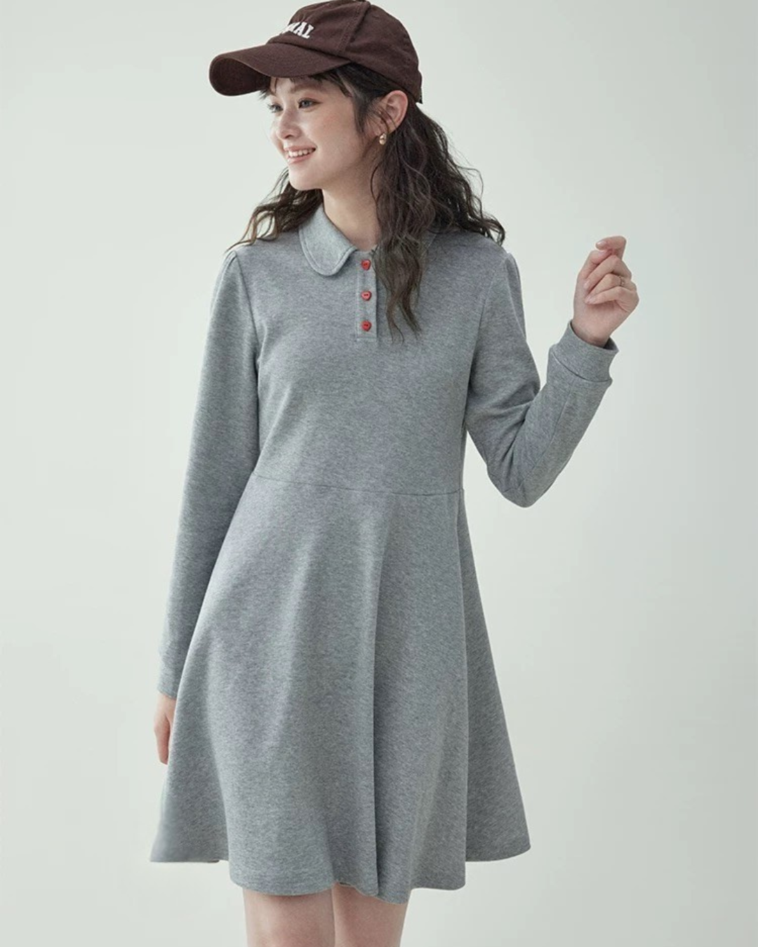 ポロカラースリムワンピース(ワンピース&セットアップ・全1色)