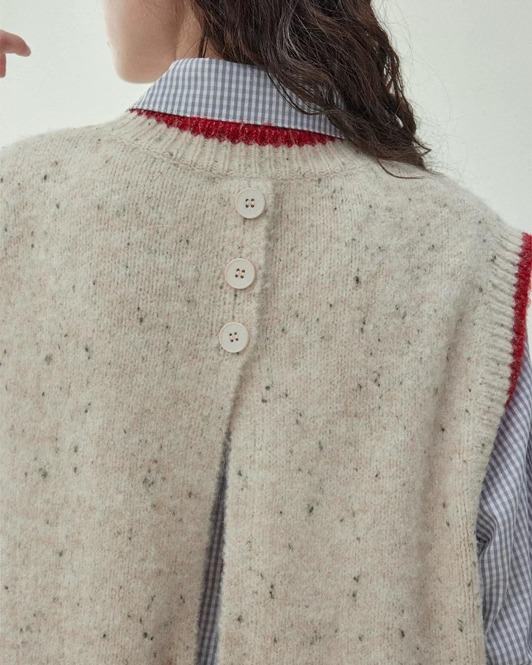 ウールセーターベスト(トップス・全2色)