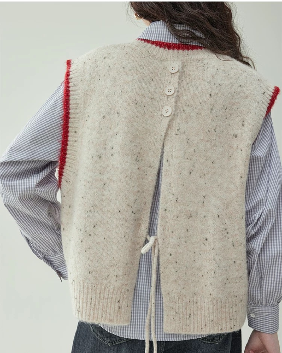 ウールセーターベスト(トップス・全2色)