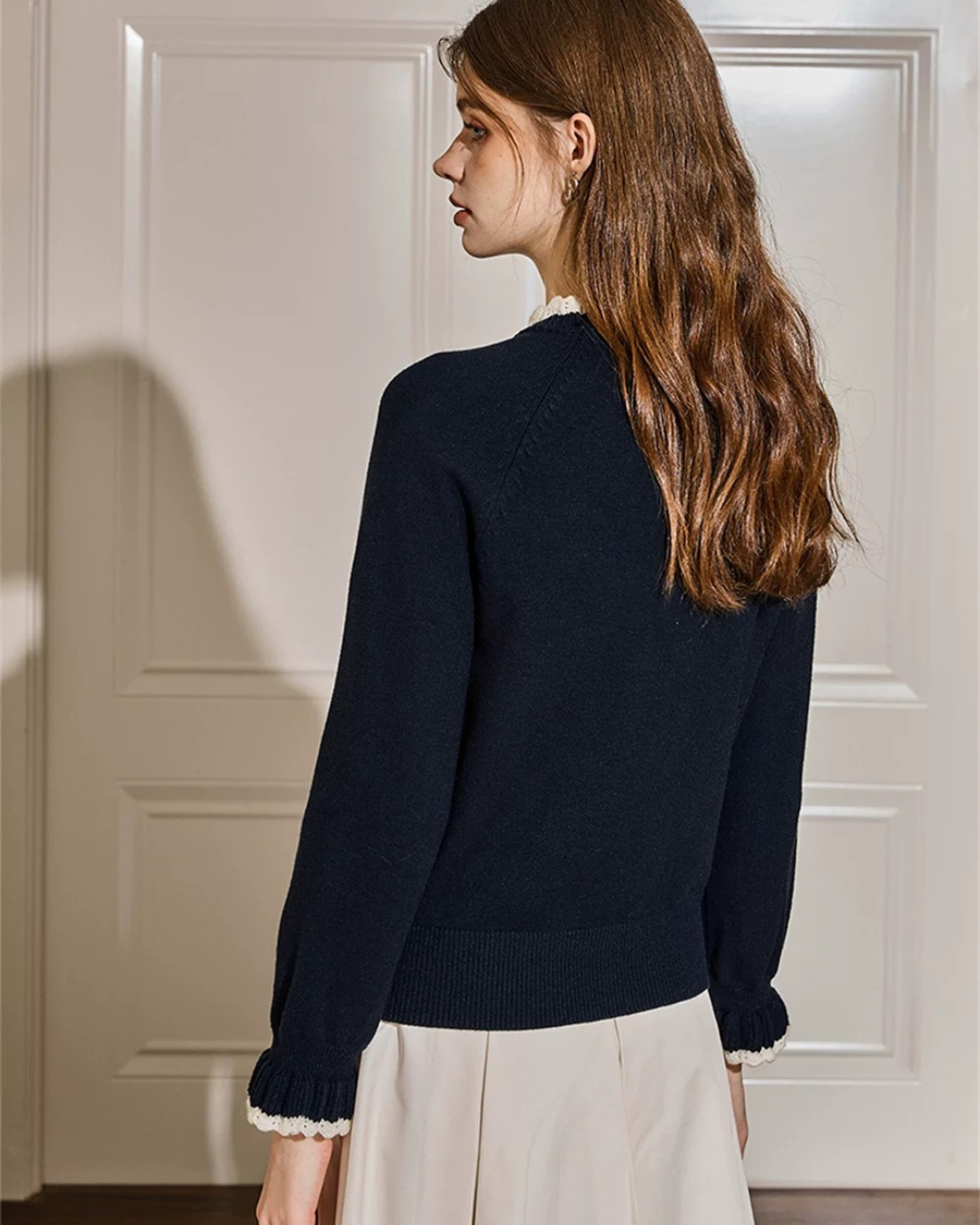 フレンチヴィンテージクルーネック セーター(トップス・全1色)