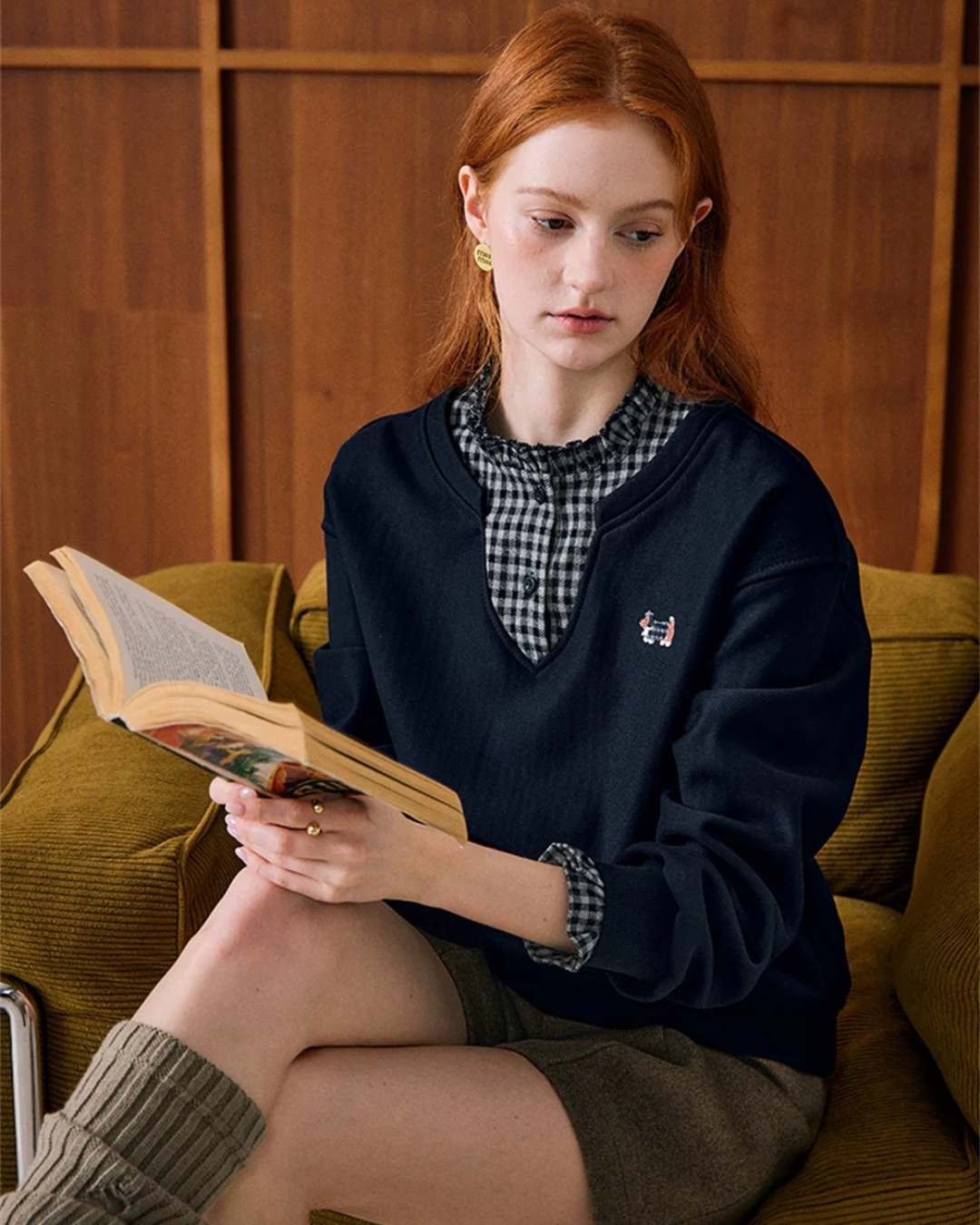 ブリティッシュカレッジスタイスウェットシャツ(トップス・全1色)