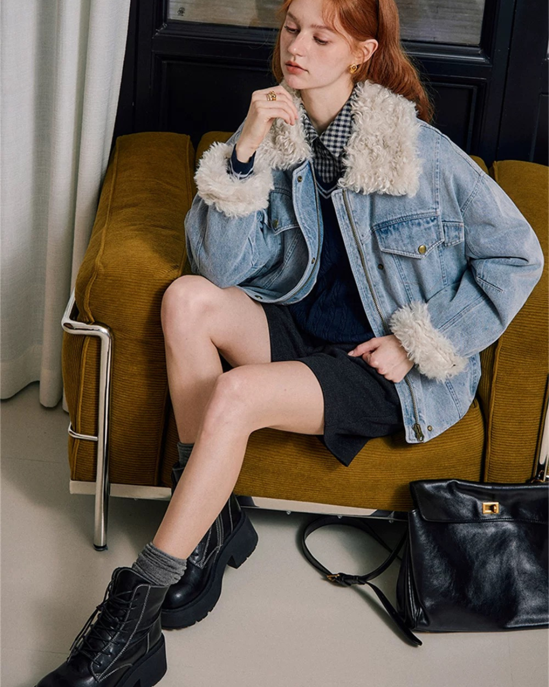 ウォッシュドデニムダウンジャケット(トップス・全1色)