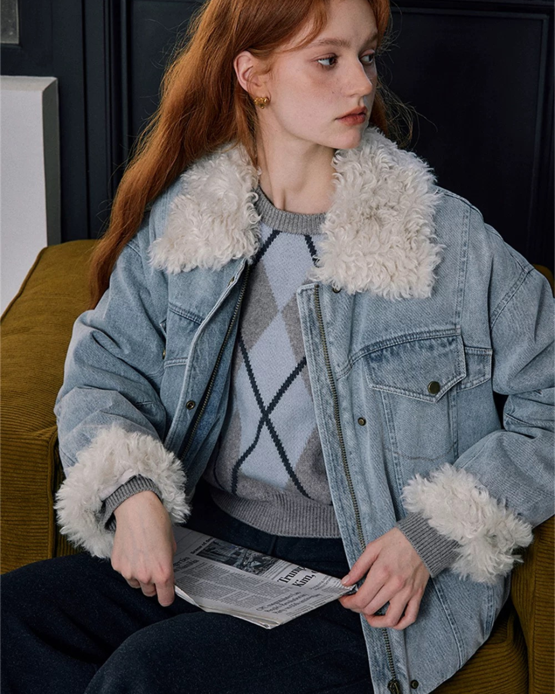 ウォッシュドデニムダウンジャケット(トップス・全1色)