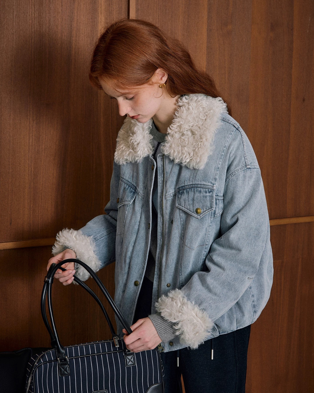 ウォッシュドデニムダウンジャケット(トップス・全1色)