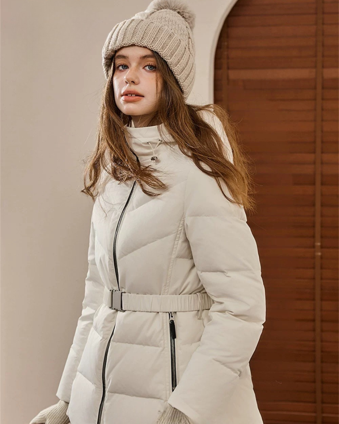 チュニックウォームダウンジャケット(トップス・全1色)