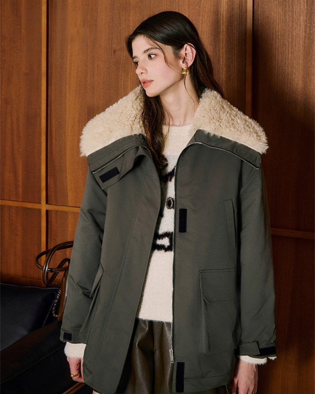 ラペルコットンジャケット(トップス・全1色)