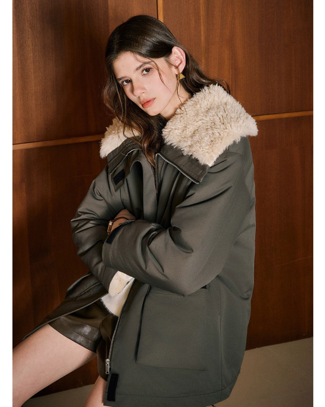 ラペルコットンジャケット(トップス・全1色)