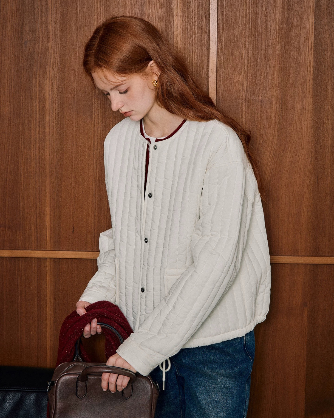 キルティングコットンジャケット(トップス・全2色)