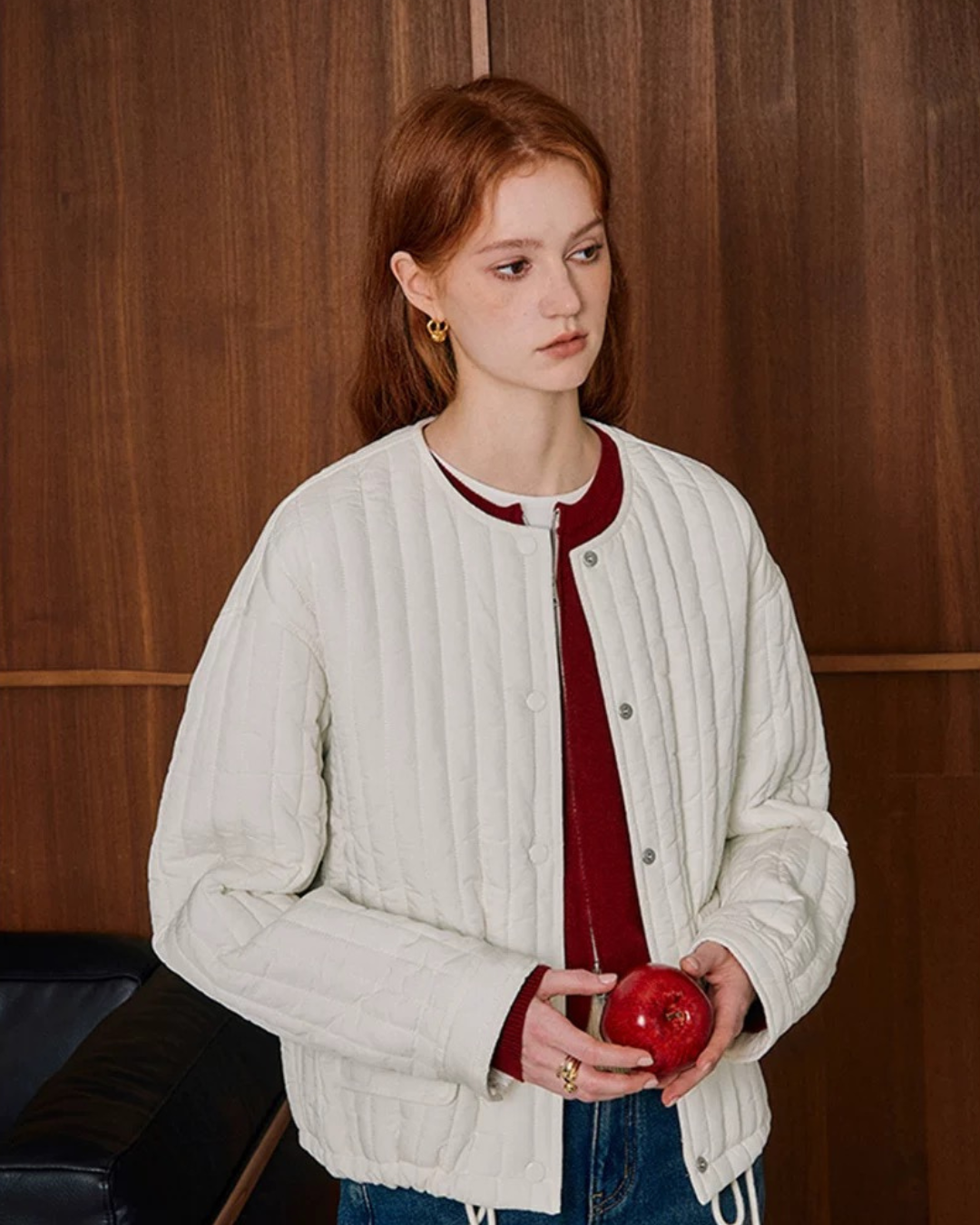 キルティングコットンジャケット(トップス・全2色)