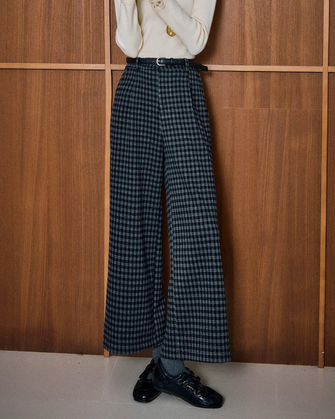 ストレートワイドレッグパンツ(パンツ・全1色)