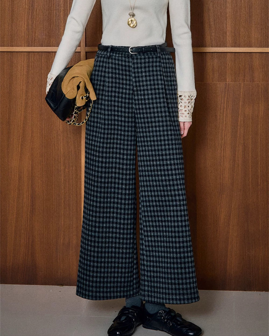 ストレートワイドレッグパンツ(パンツ・全1色)