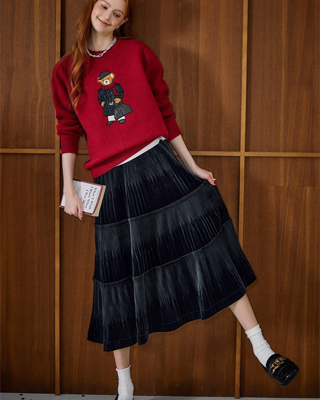 クラシッククルーネックニット(トップス・全1色)