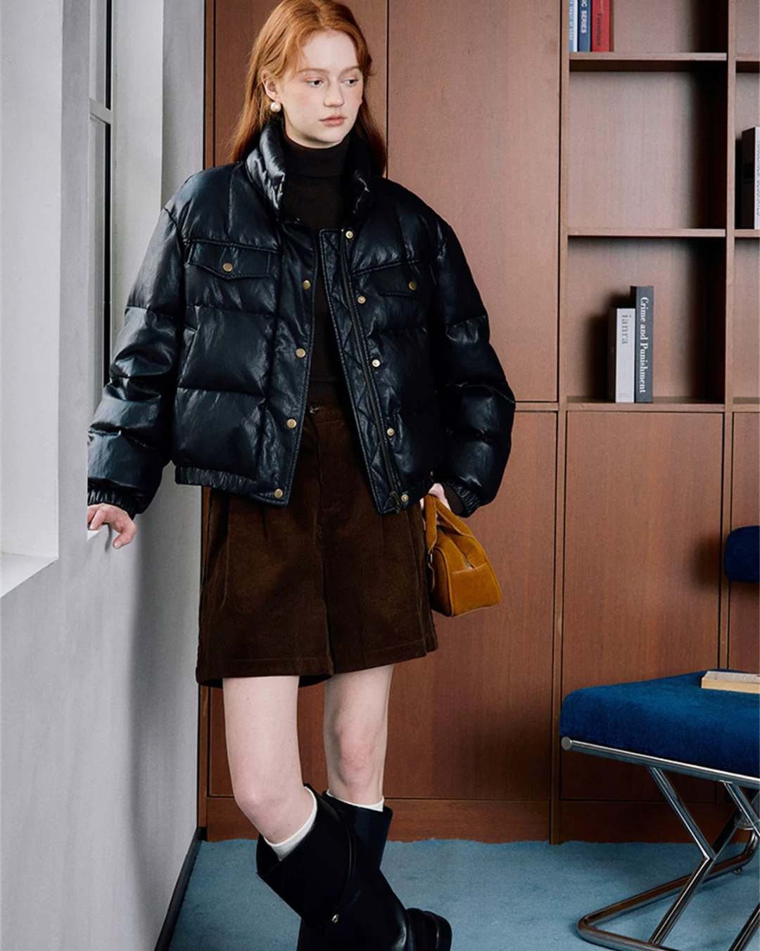 レザーダウンジャケット(トップス・全1色)