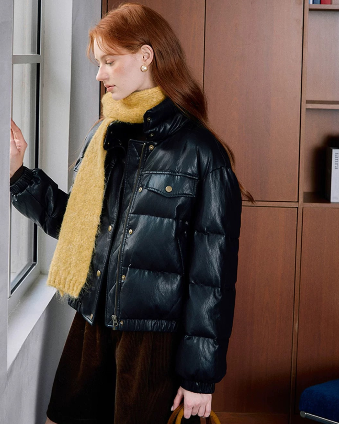 レザーダウンジャケット(トップス・全1色)