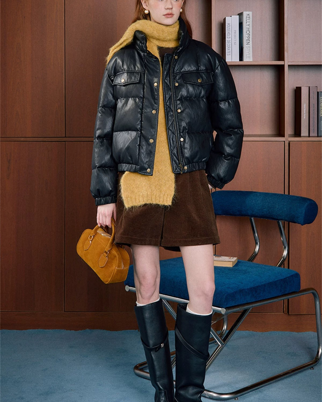 レザーダウンジャケット(トップス・全1色)