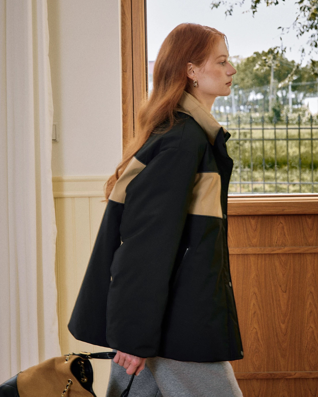 コントラストダウンジャケット(トップス・全1色)