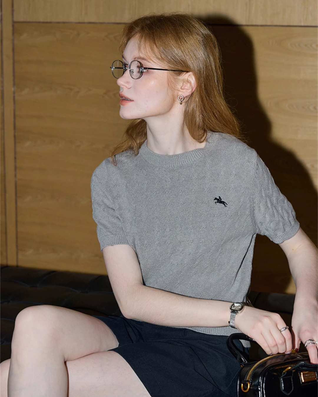 エンブロイショートスリーブ(トップス・全2色)