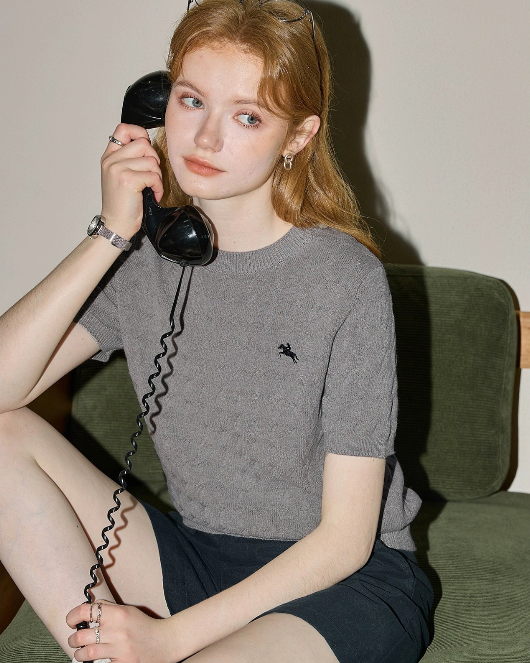 エンブロイショートスリーブ(トップス・全2色)