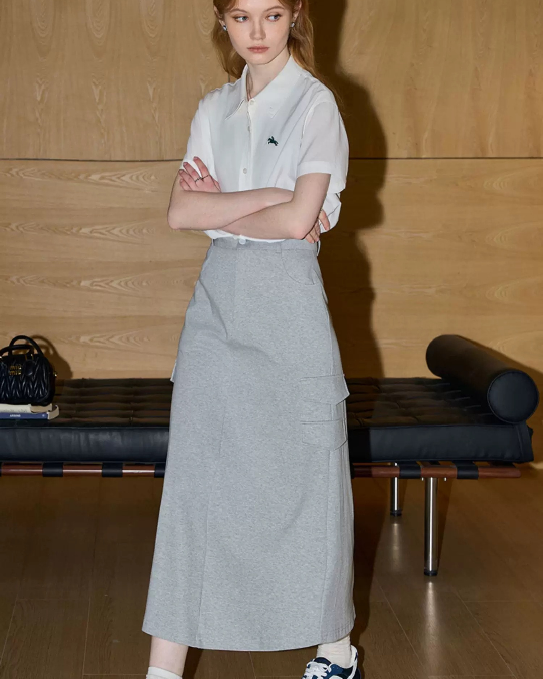 カレッジスタイルシャツ(トップス・全1色)